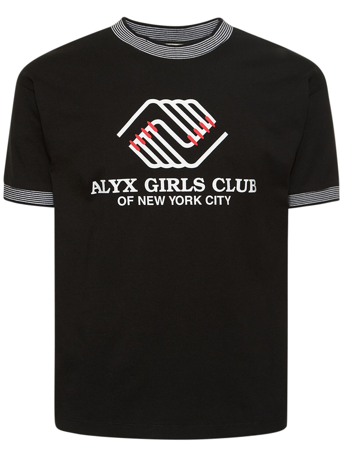 Girls Club Print Cotton Jersey T-shirt – MEN > CLOTHING > T-SHIRTS