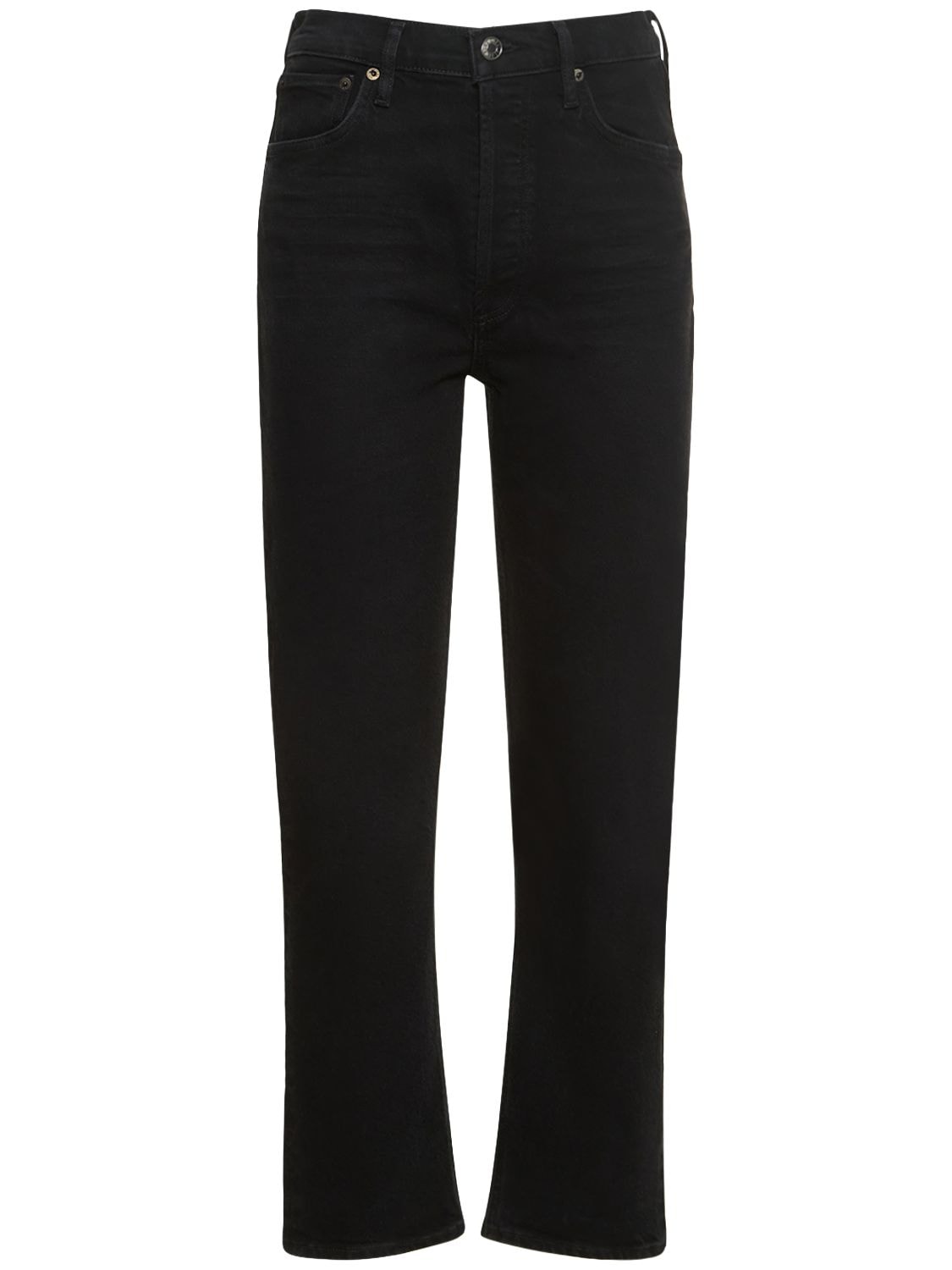 AGOLDE RILEY LONG STRAIGHT JEANS