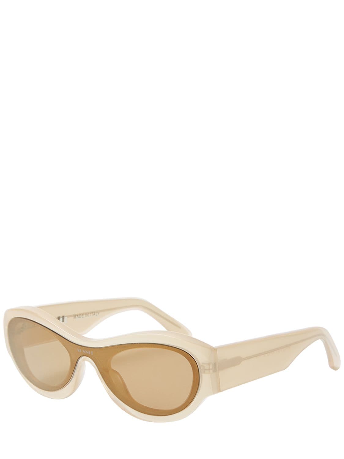 Sunnei Prototipo 5 Acetate Sunglasses In Camel