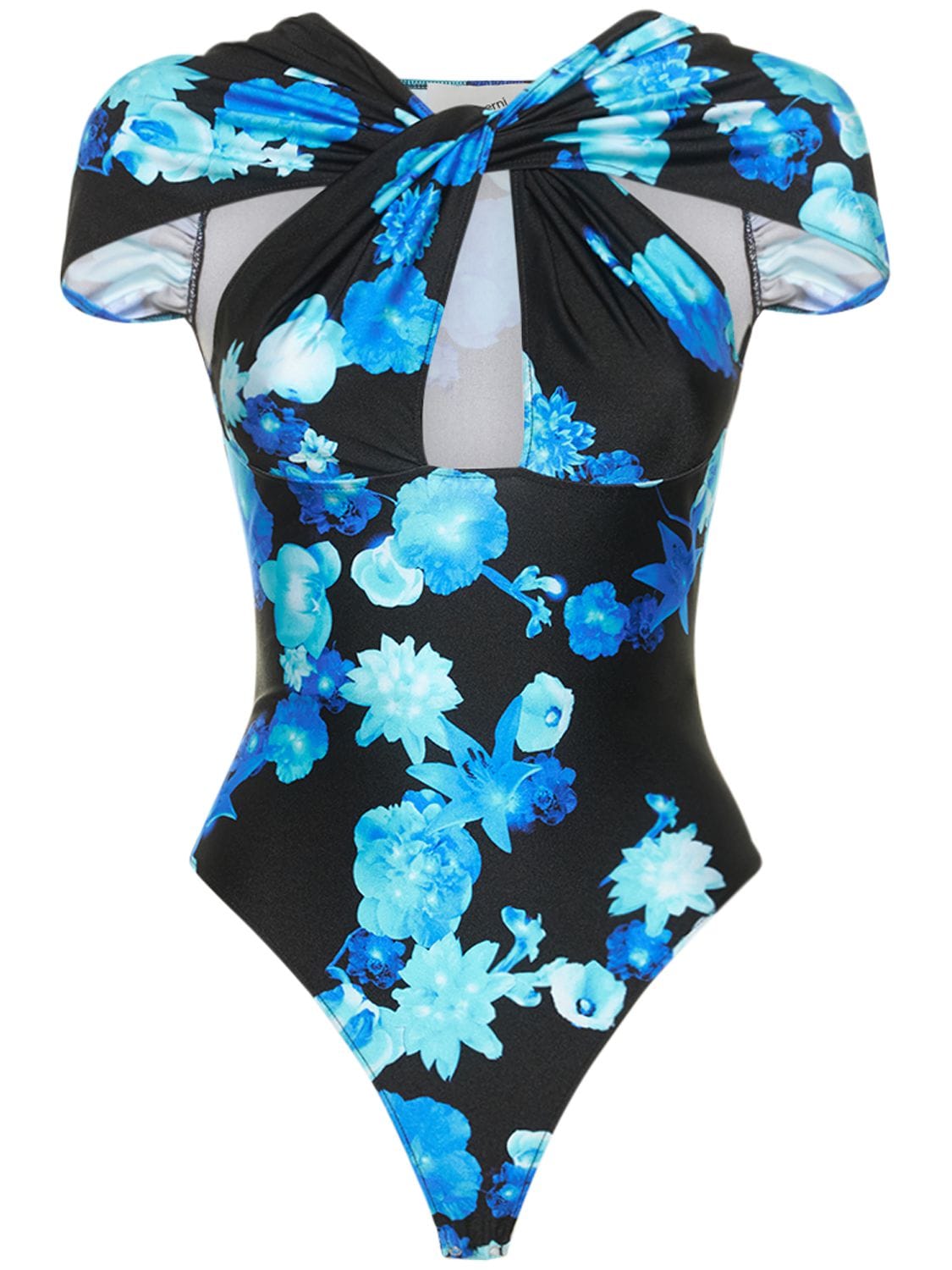Image of Cut Out Jersey Bodysuit