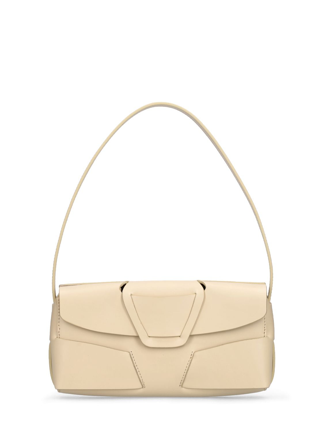 Hereu - Mabra leather shoulder bag - Custard | Luisaviaroma