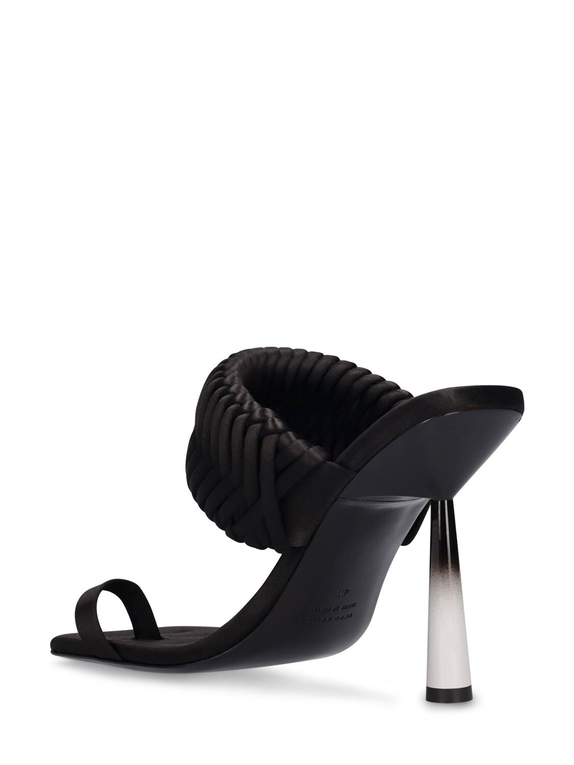Gia Borghini X Rhw Toe Ring Mule In Black | ModeSens
