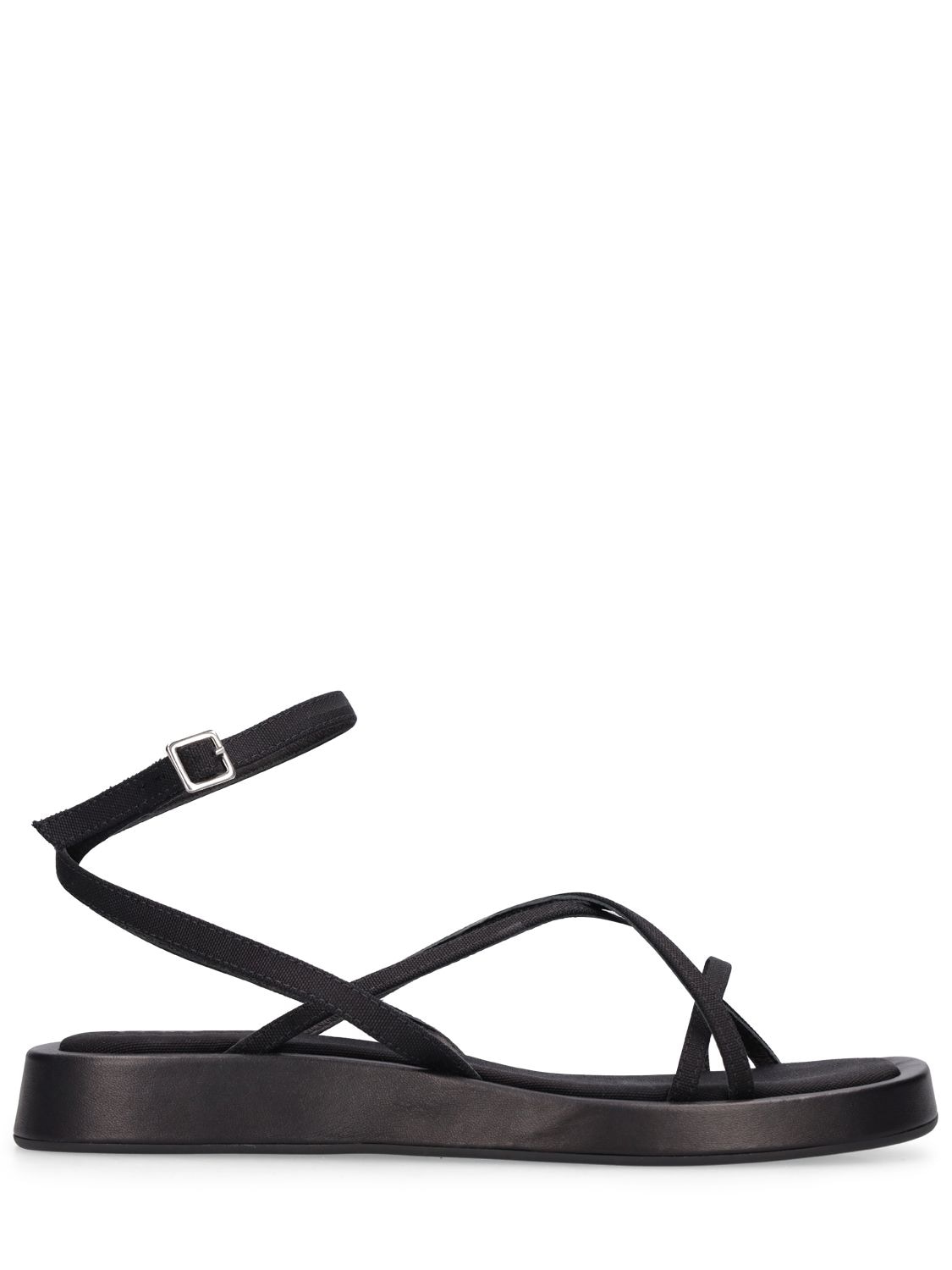 Gia Borghini Gia X Rhw Canvas Sandals In Black