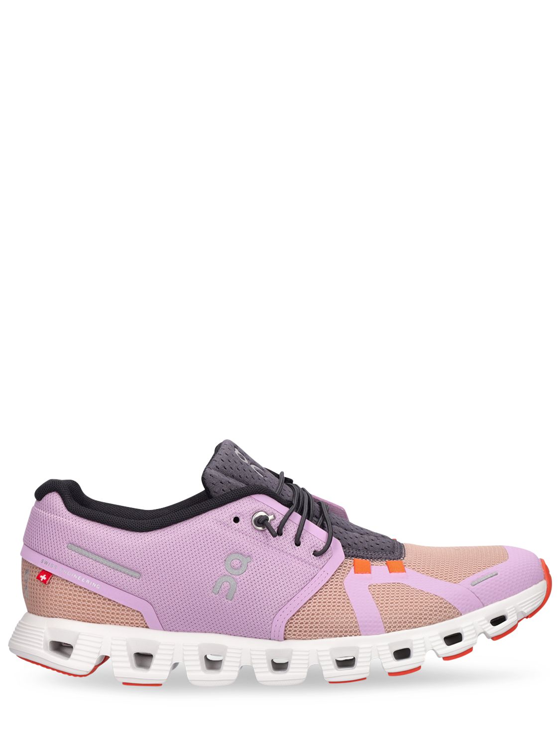 On Cloud 5 Push Sneaker In Purple,pink
