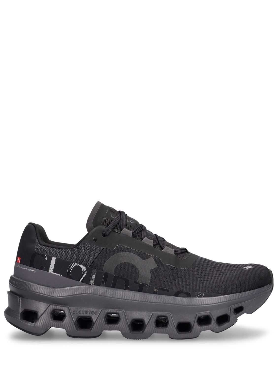 On Black Cloudmster Sneakers In Black/magnet | ModeSens