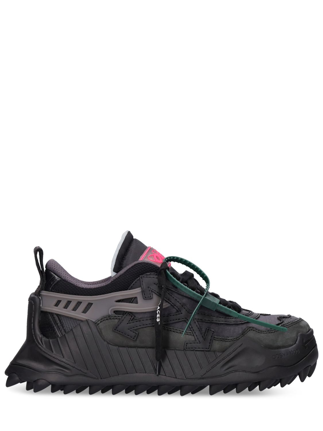 Shop Off-white 45mm Odsy 1000 Mesh Sneakers In Black