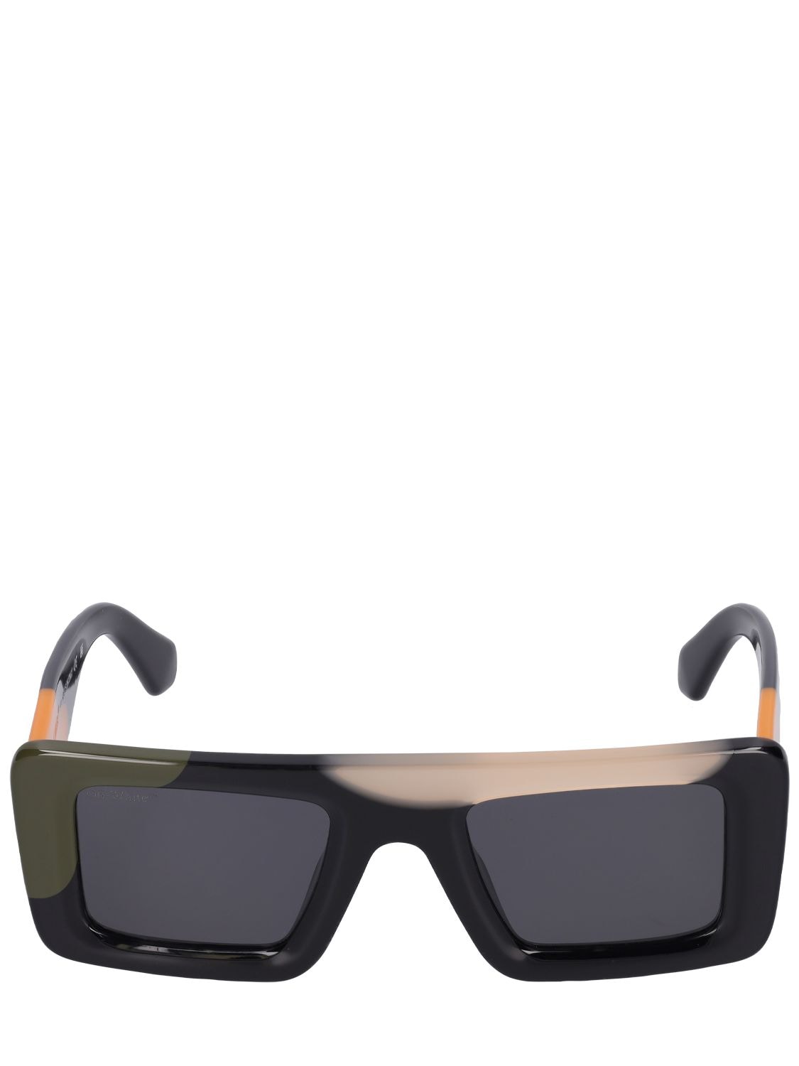 Off-white Seattle Squared Acetate Sunglasses In Multicolor
