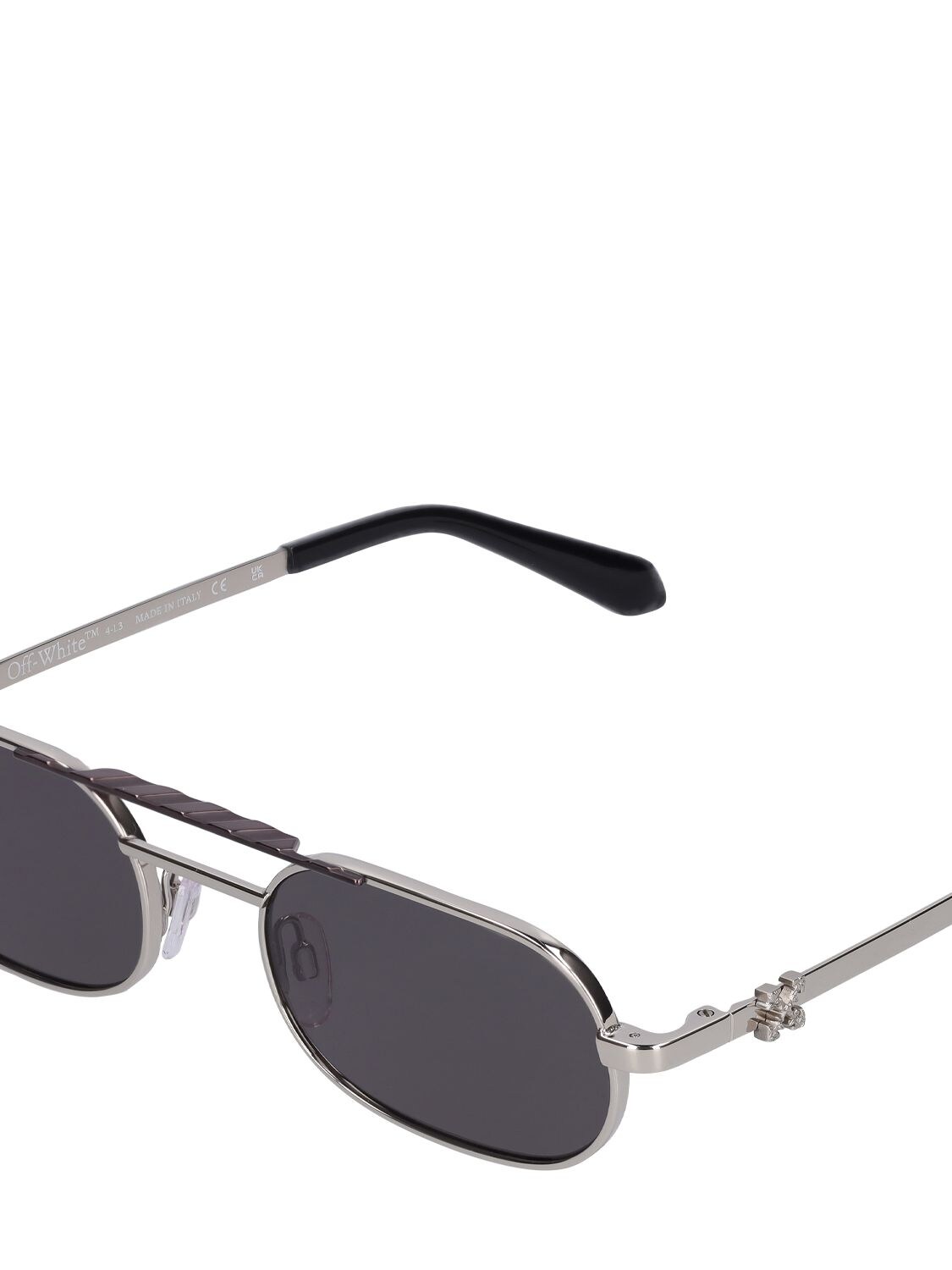 Baltimore oval metal sunglasses - Off-White - Women