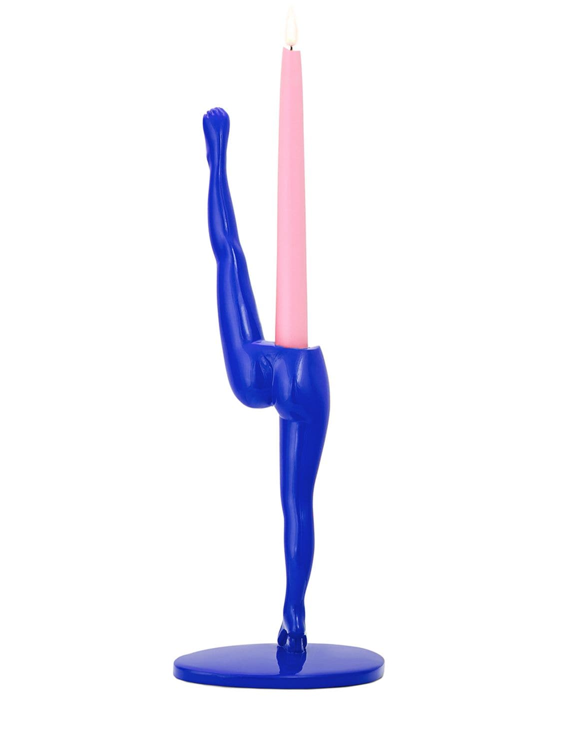 Shop Anissa Kermiche Can Candlestick In Blue