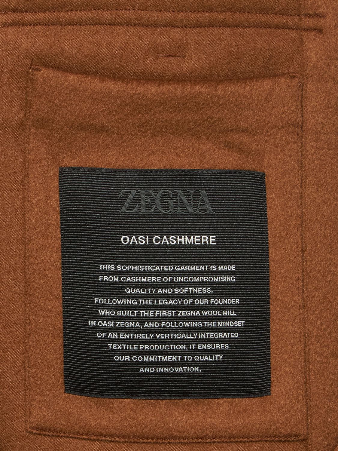 Shop Zegna Pure Cashmere Overshirt In Brown