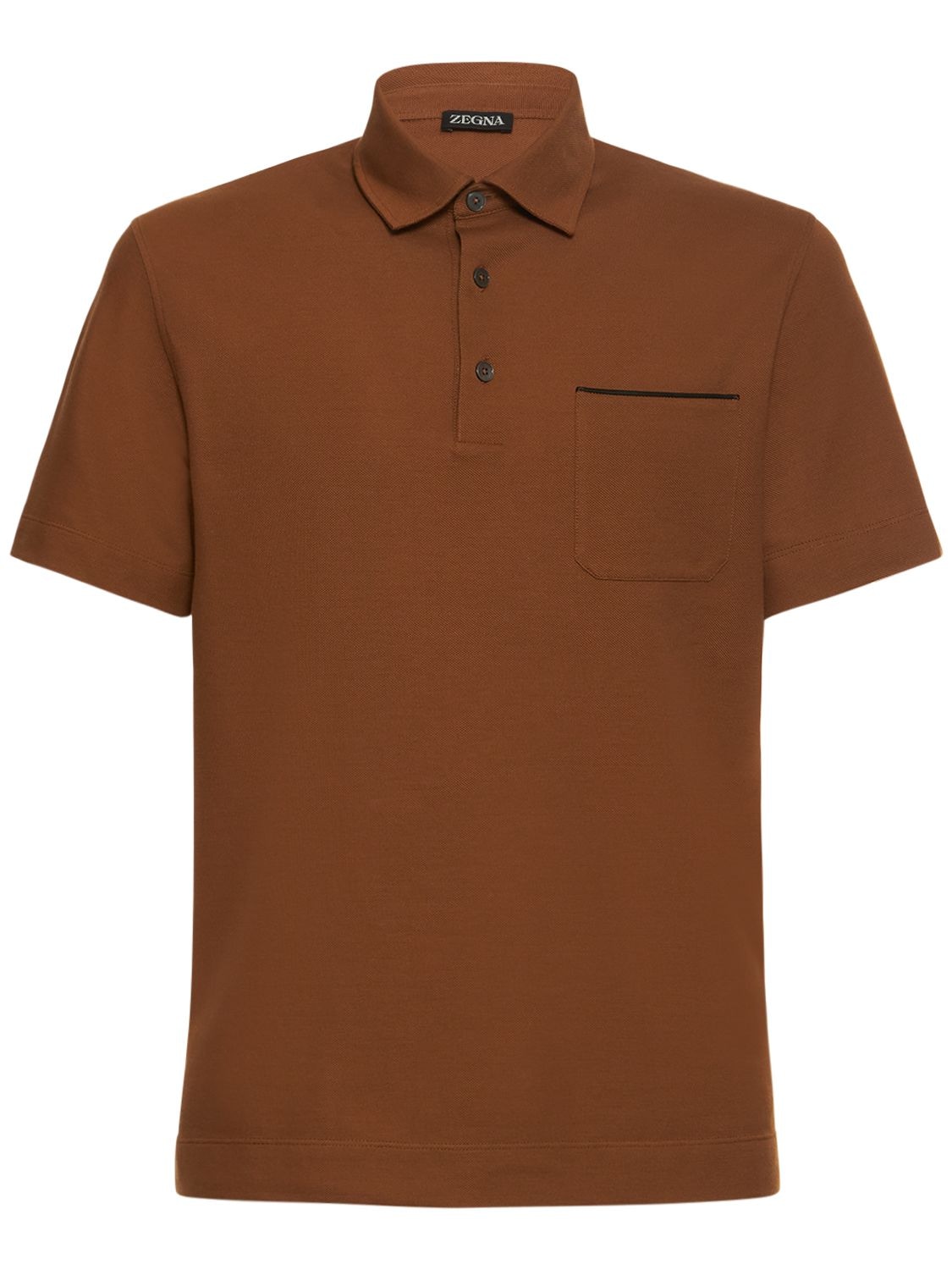 ZEGNA PURE COTTON POLO