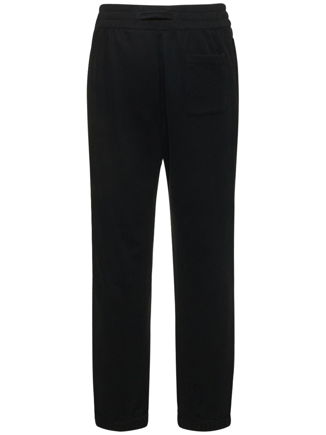 Shop Zegna Cotton Sweatpants In Black