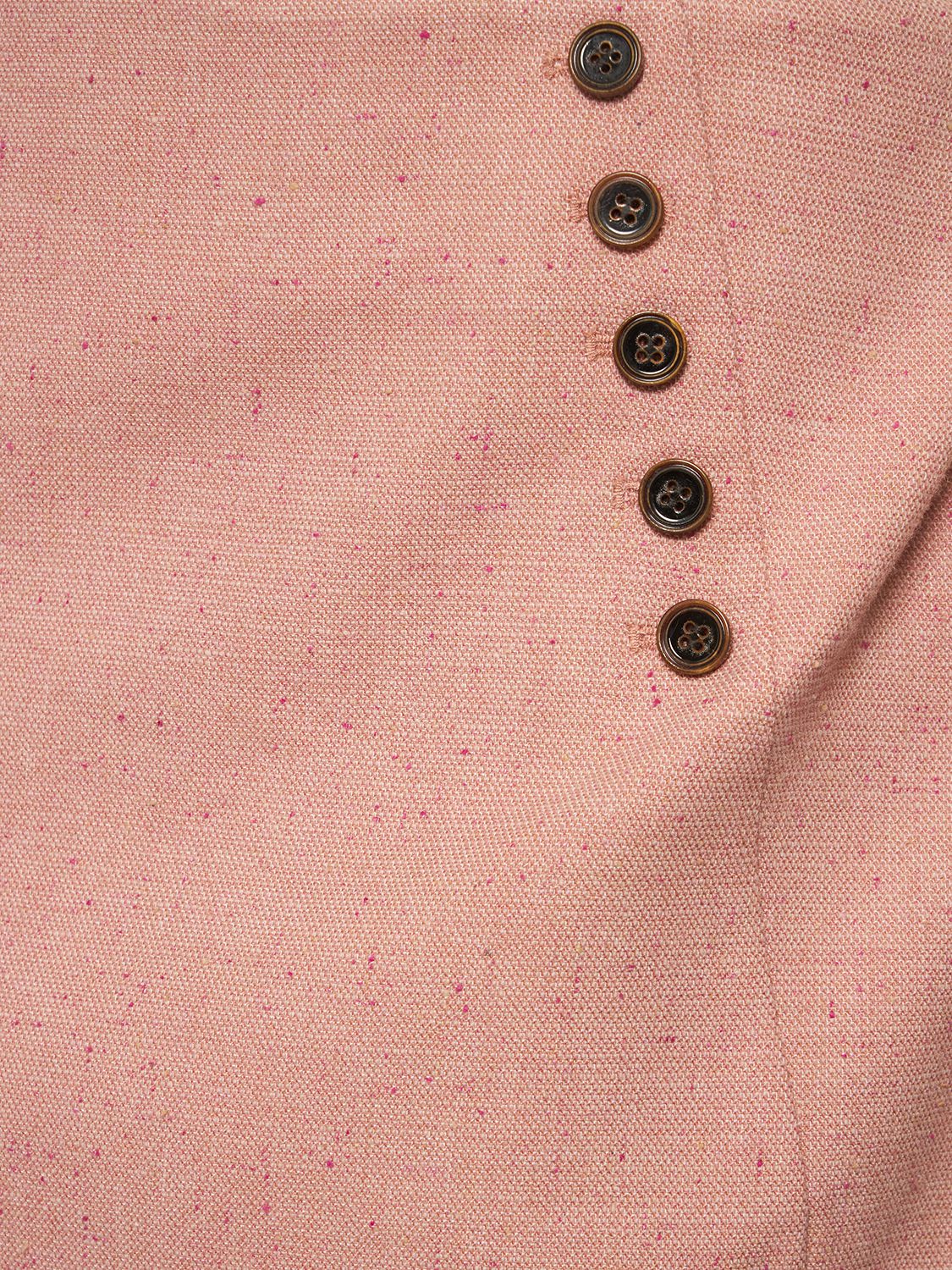 Shop The Garment Taranto Buttoned Viscose Mini Skirt In Pink