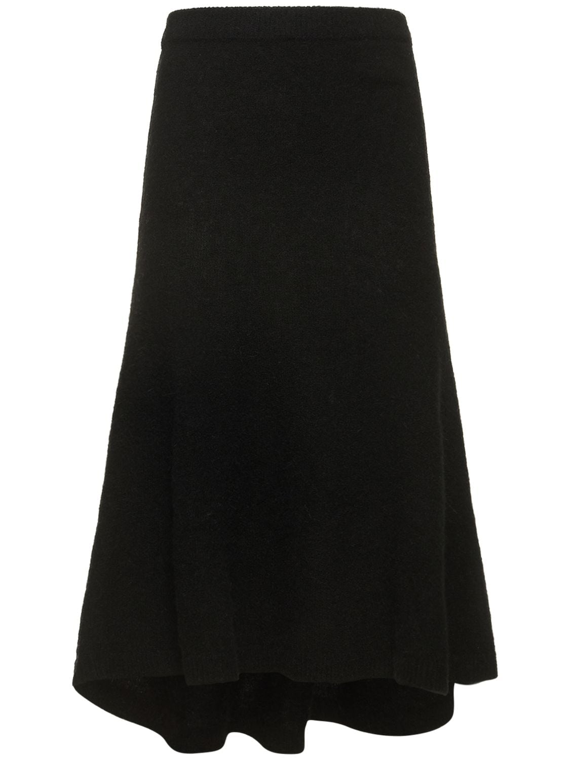 The Garment Courchevel Wool Blend Maxi Skirt In Black
