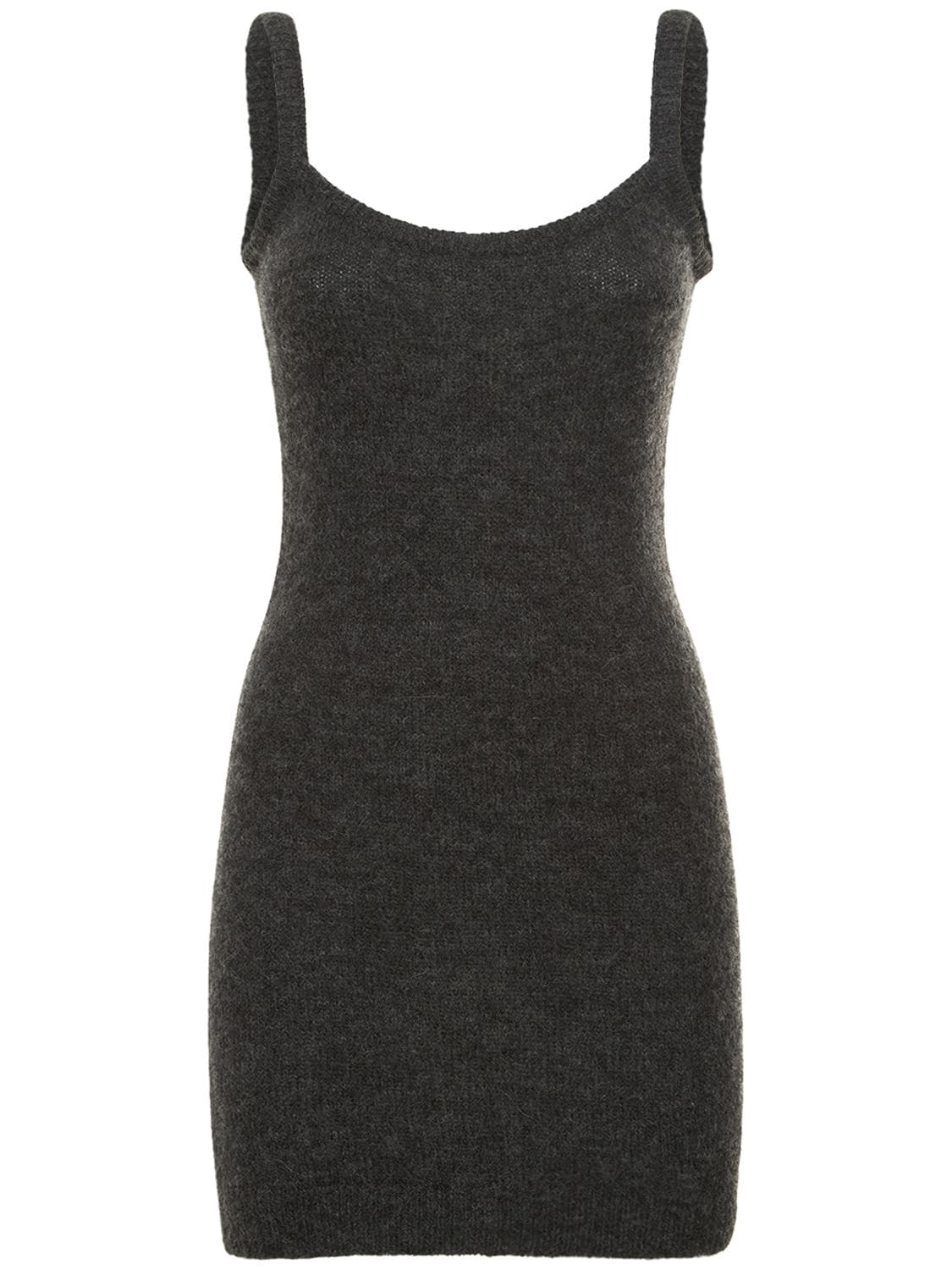 Verbier Wool Blend Knit Mini Slip Dress – WOMEN > CLOTHING > DRESSES