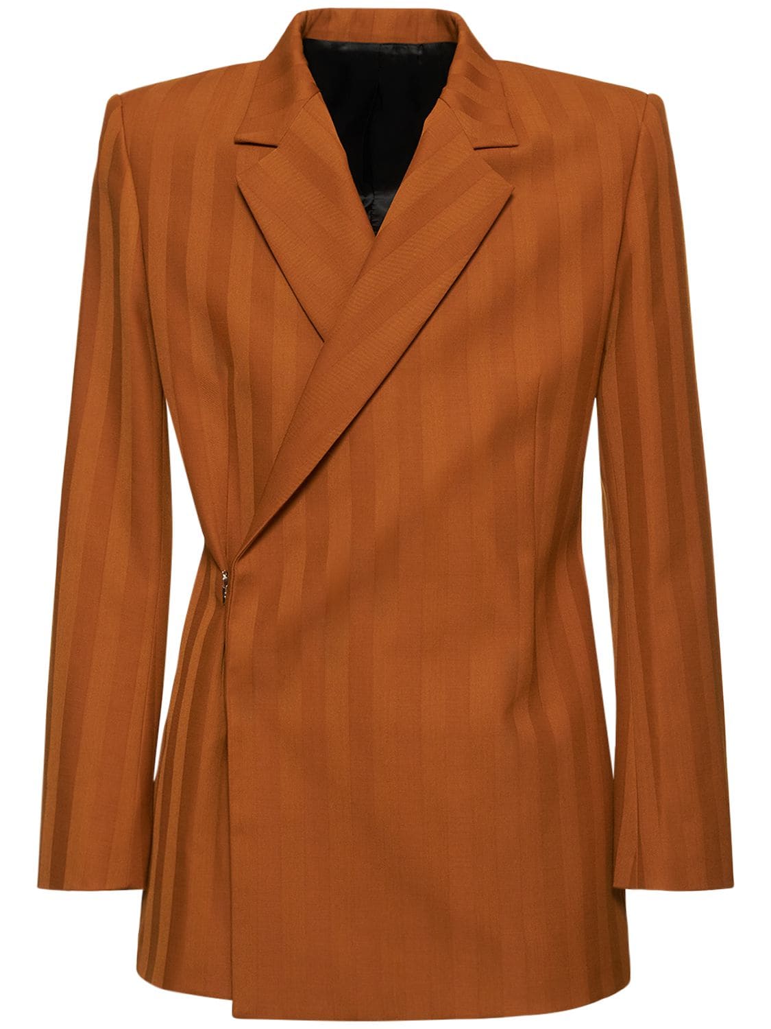 Egonlab Wool Blazer In Orange