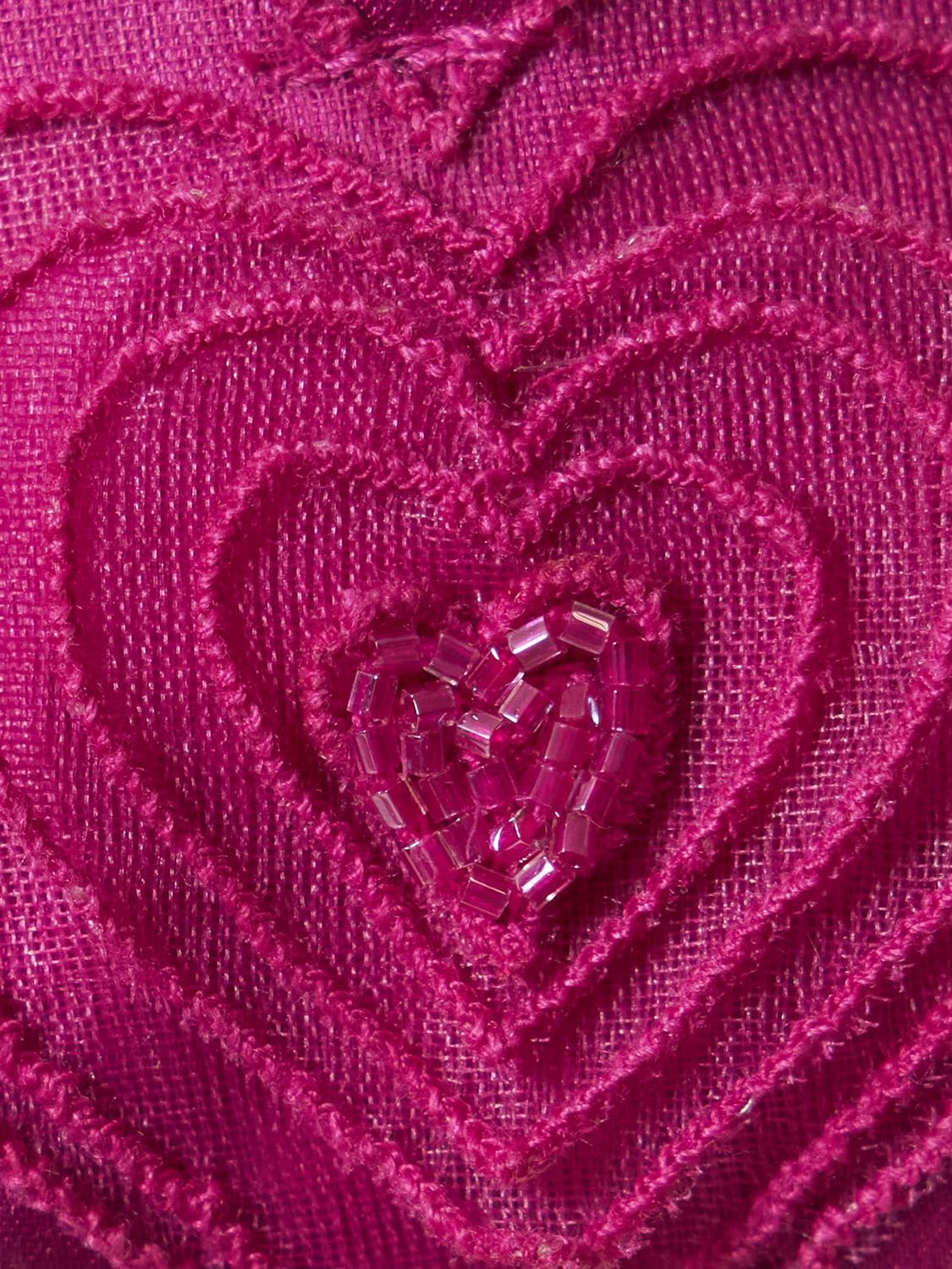 FLEUR DU MAL Novelty Heart cutout satin underwired balconette bra