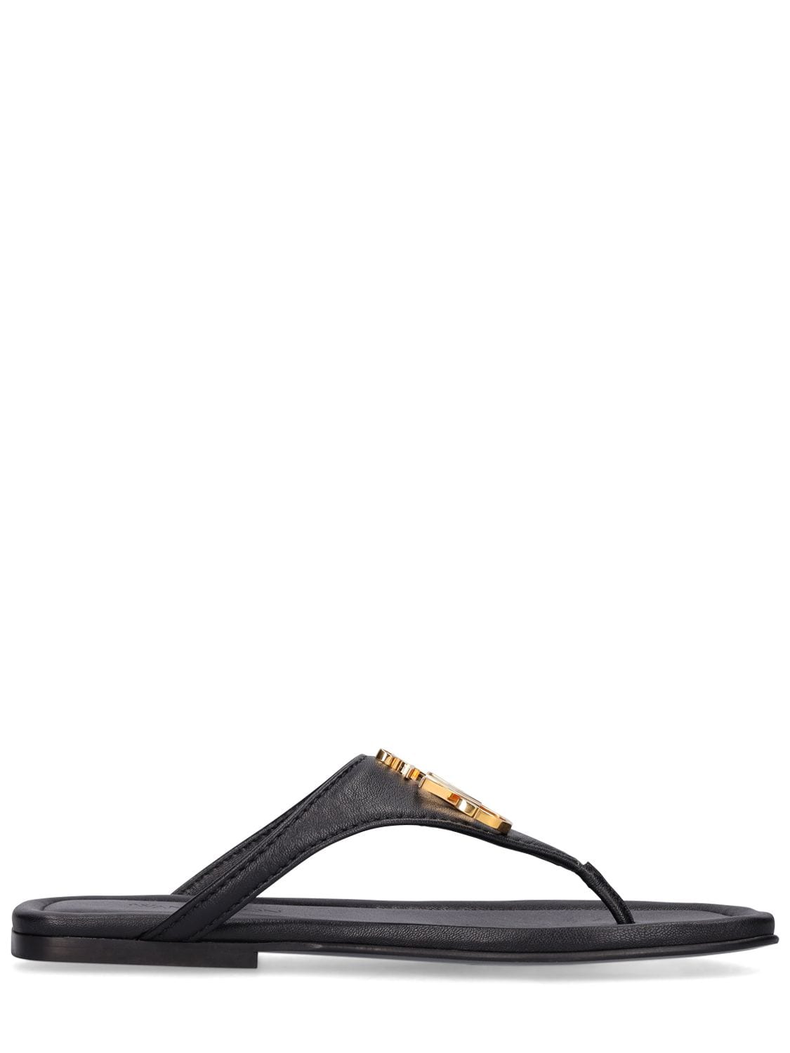 JW ANDERSON 10MM ANCHOR LEATHER THONG SANDALS
