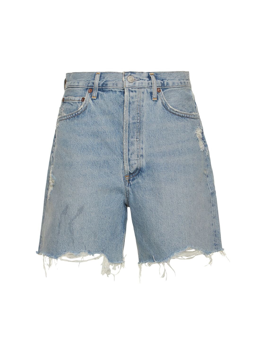 Agolde Ira Short: Mid Rise Loose Jean Shorts In Verve | ModeSens