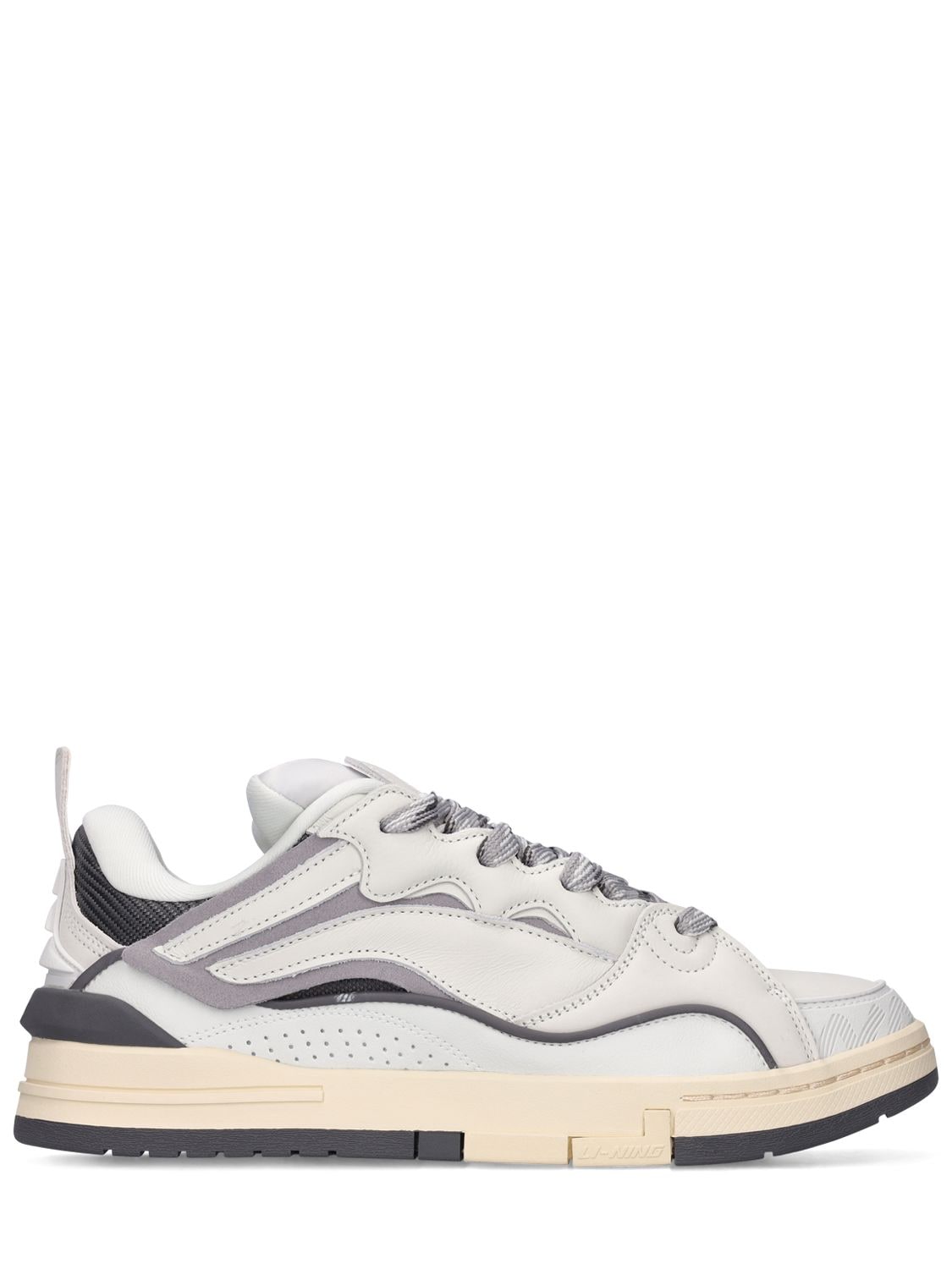 Li-ning Wave Golden Egg Shell Trainers In Grey,multi