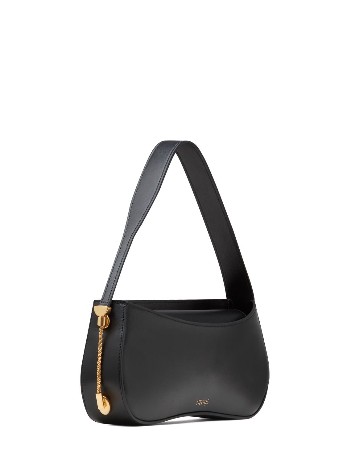 Neous Corvus Leather Baguette Bag In Black | ModeSens