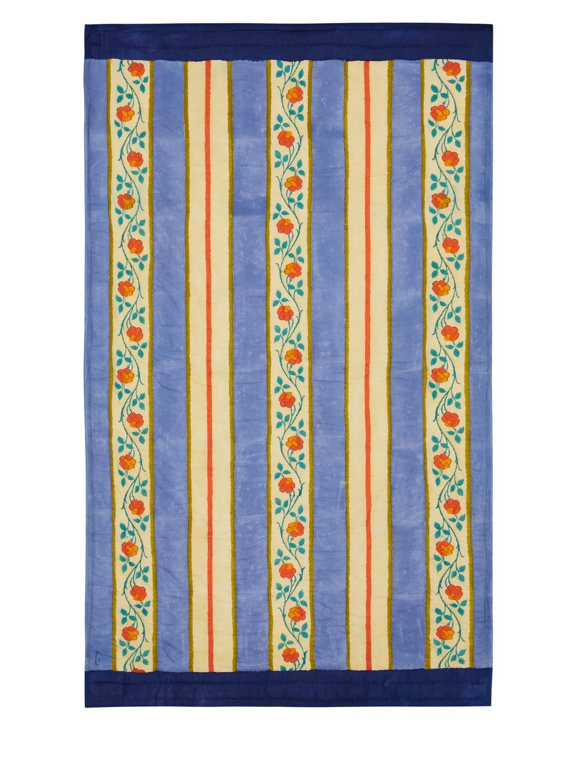 Image of Varanasi Stripes Pervinch Junior Quilt