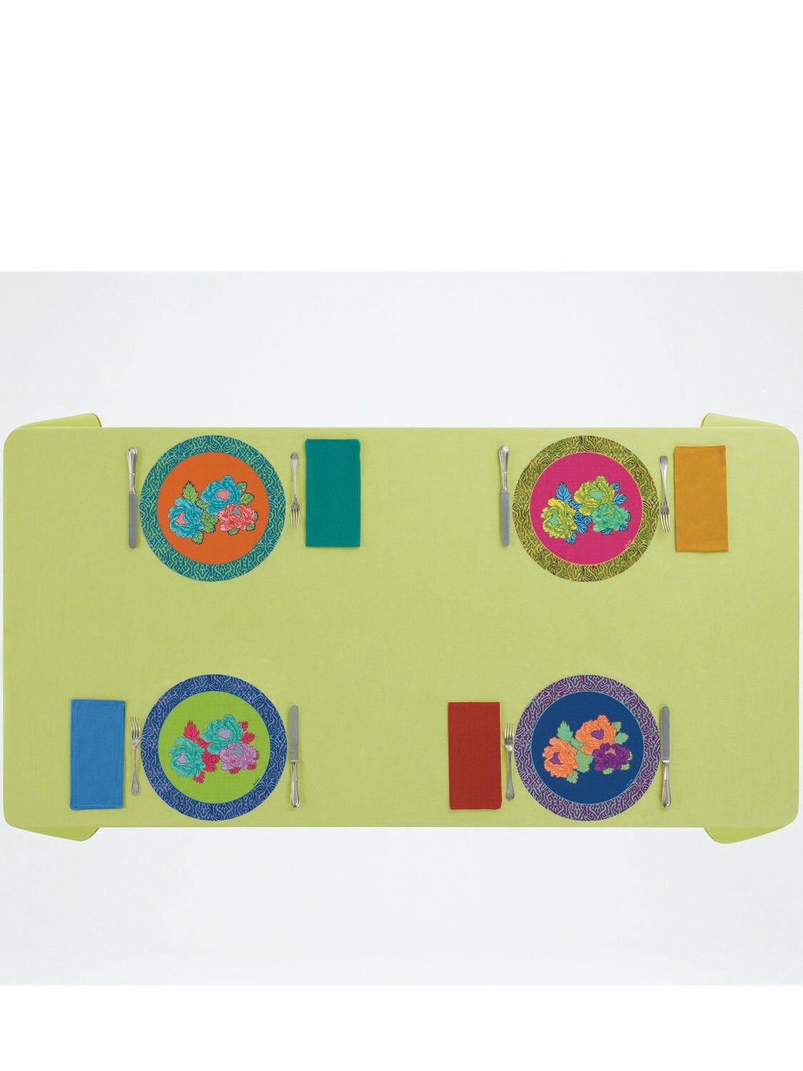 Shop Lisa Corti Madurai Lacquered Cork Tablemat In Multicolor