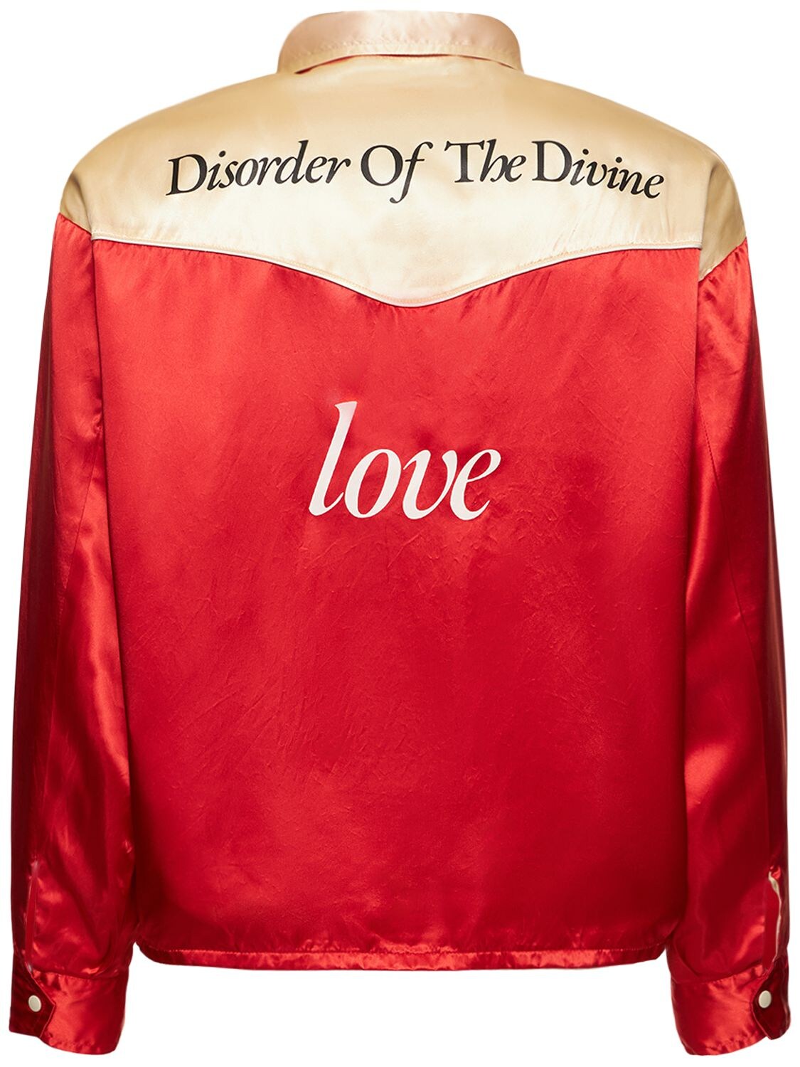 Shop Saint Michael Disorder Of The Divine Logo Jacket In Red,multi