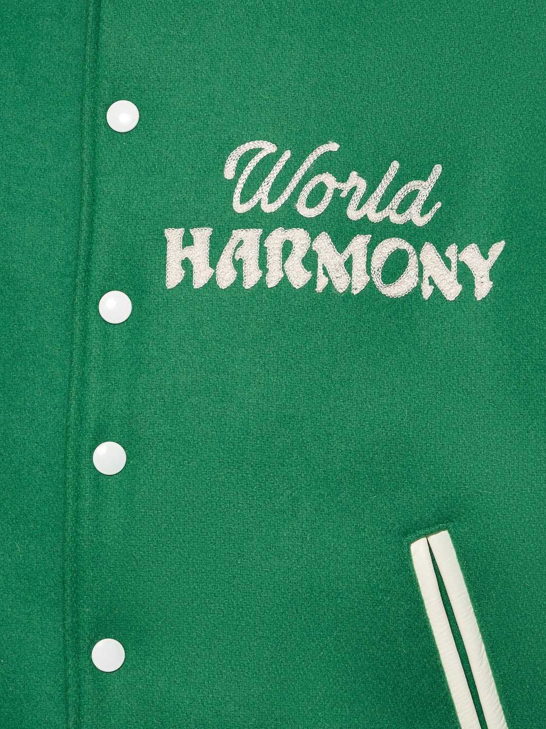 Saint Michael X Shermer Academy Jacket In Green | ModeSens