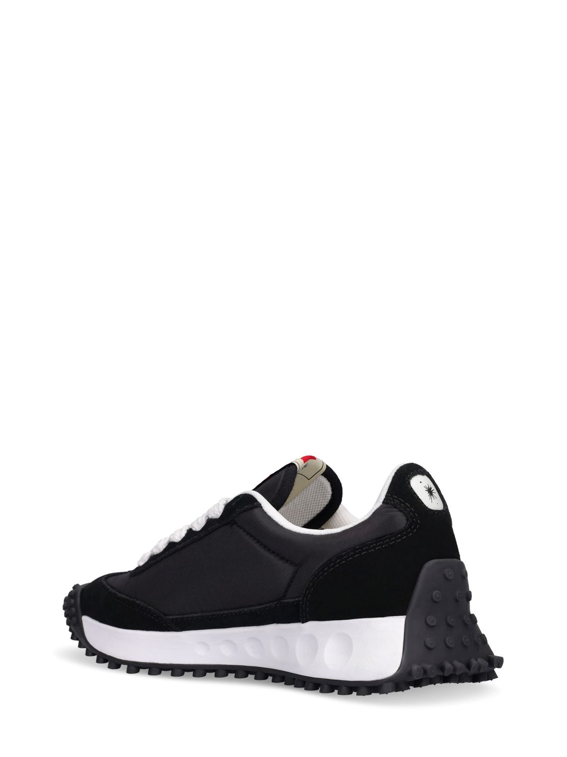 Miharayasuhiro Daphne Og Sole Leather Low Sneaker In Black