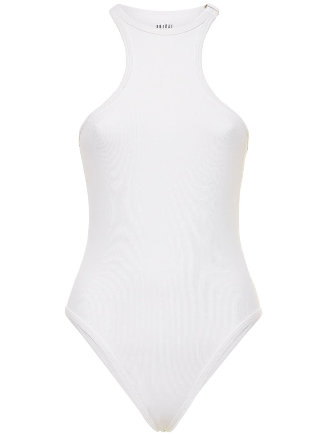 Image of Ribbed One Piece Swimsuit