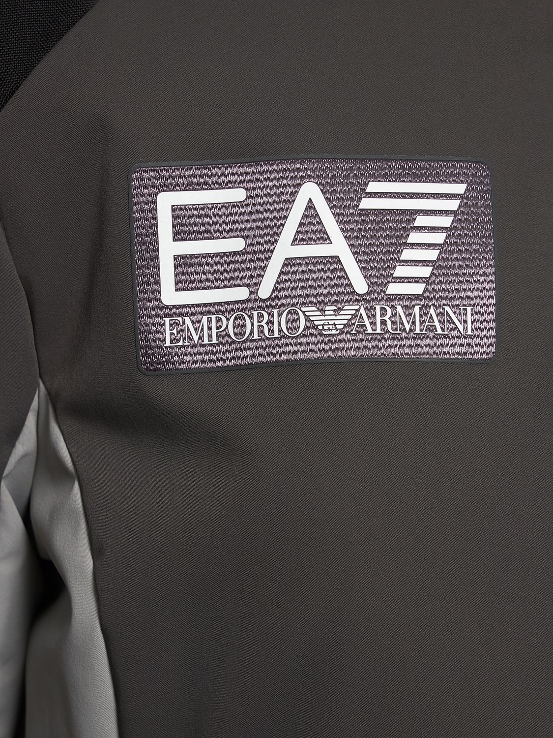 Ea7 Padded Ski Jacket In Dark Grey