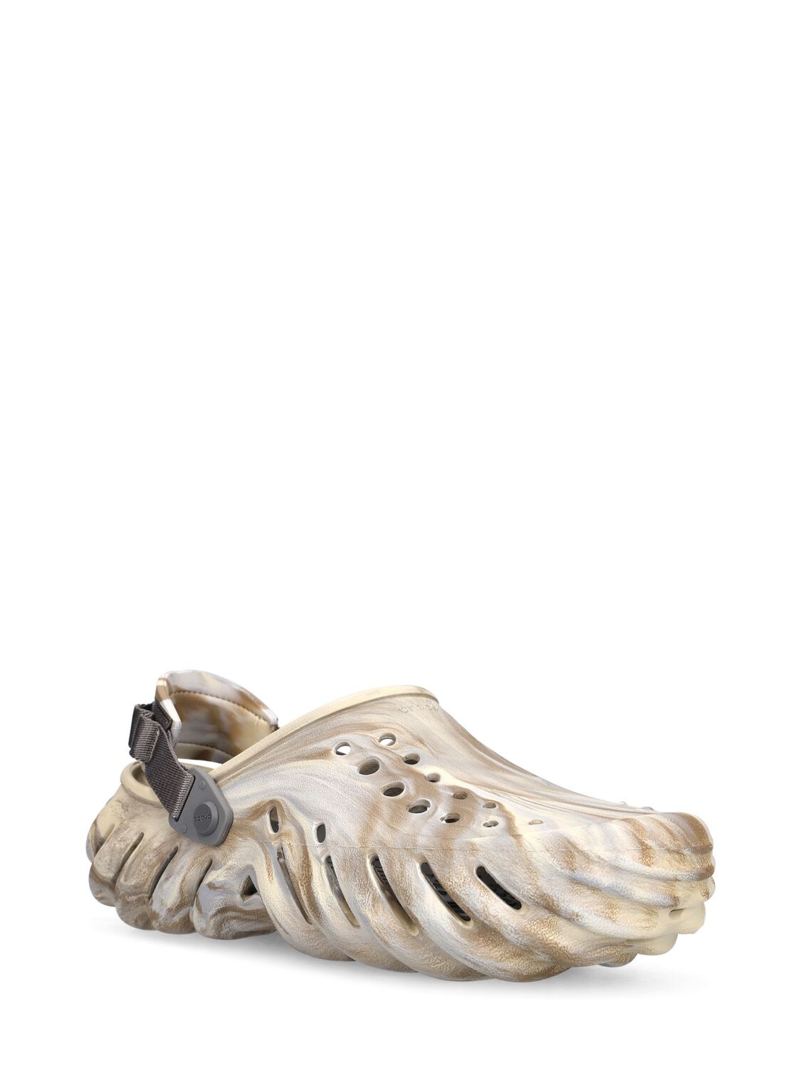Crocs Echo Tonal Marble Print Clog Sandals In Beige | ModeSens