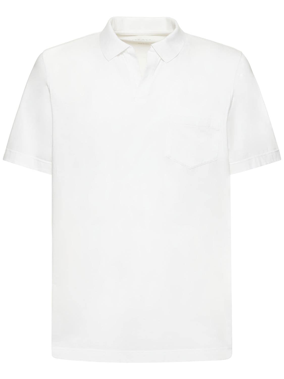Sease Nylon Jersey Polo In White
