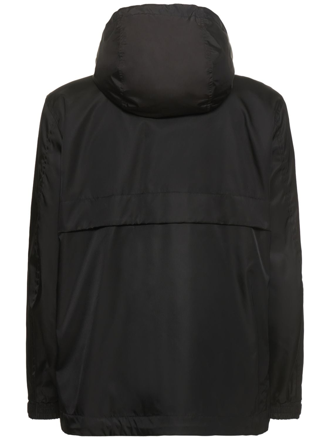 Shop Burberry Homerton Hooded Nylon Zip Jacket In Black