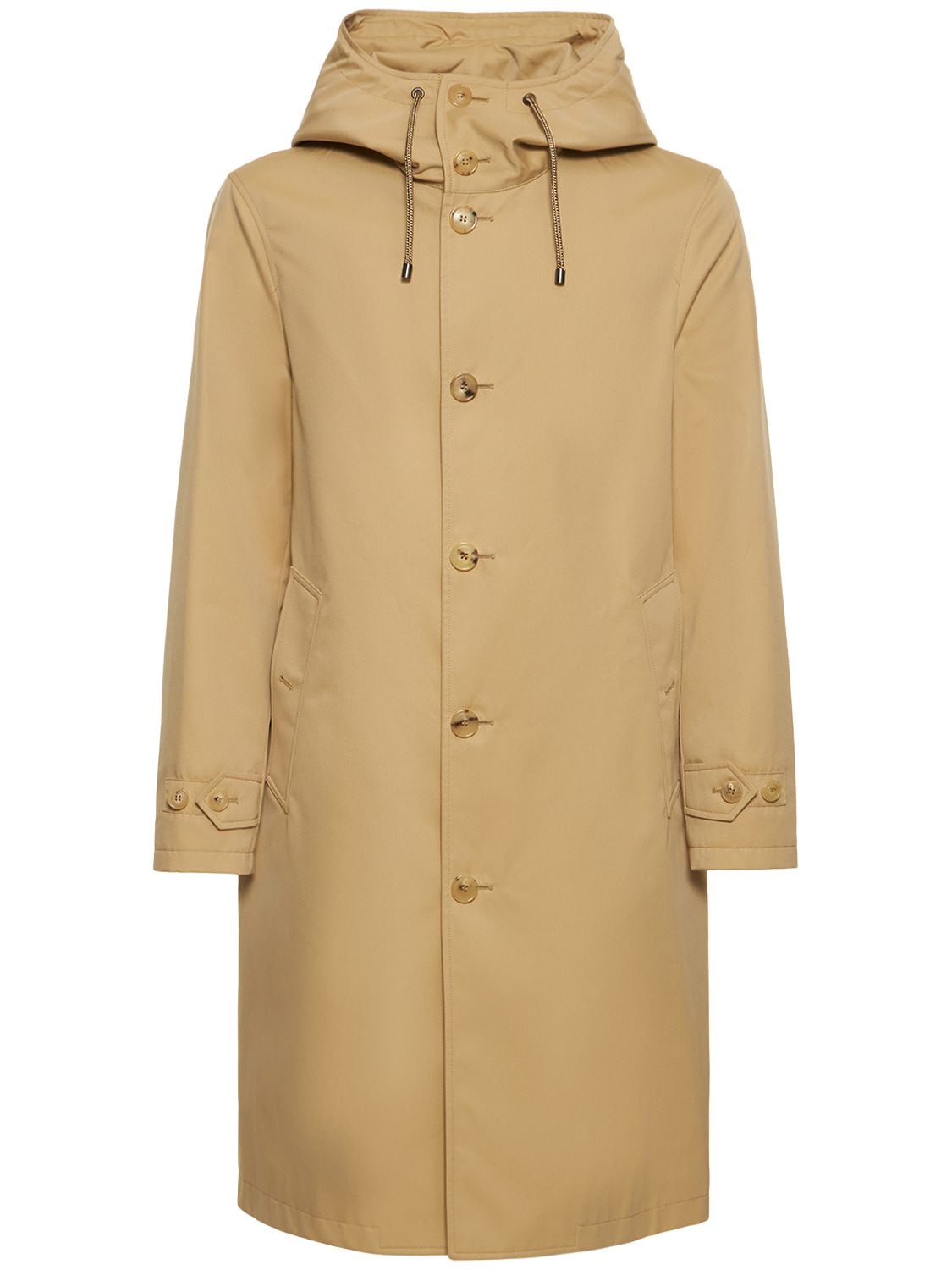 Burberry Marwood Cotton Parka In Brown
