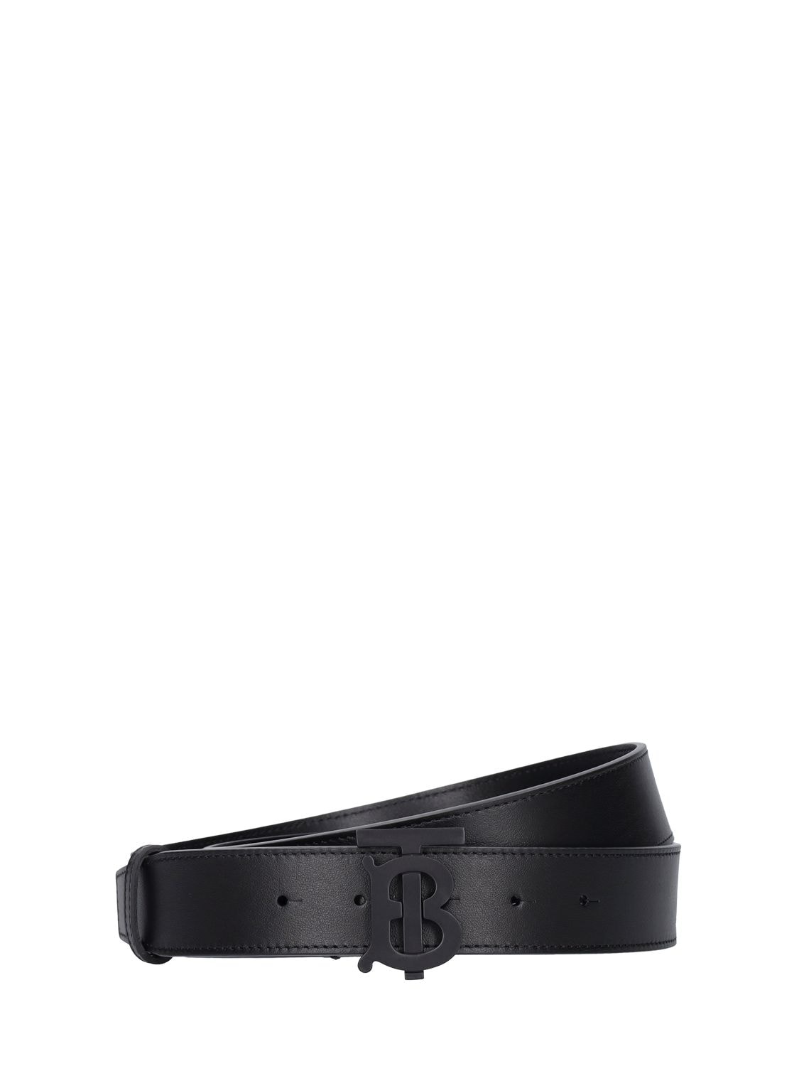 35mm Logo Leather Belt