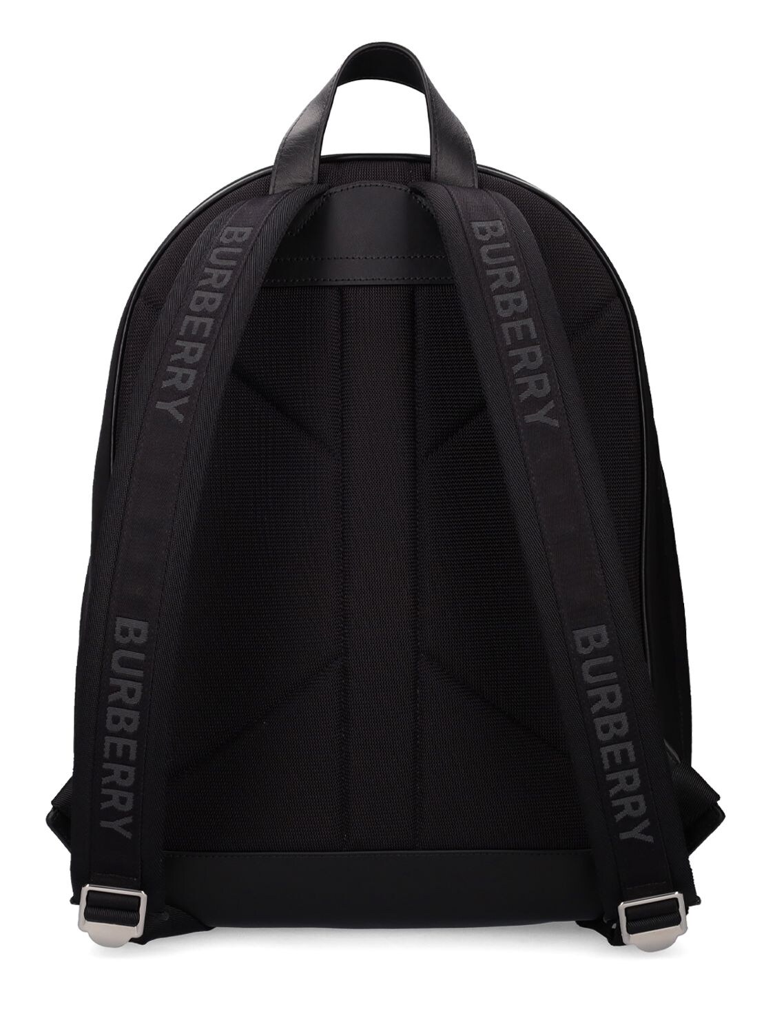 Shop Burberry Jett Nylon Backpack In Black