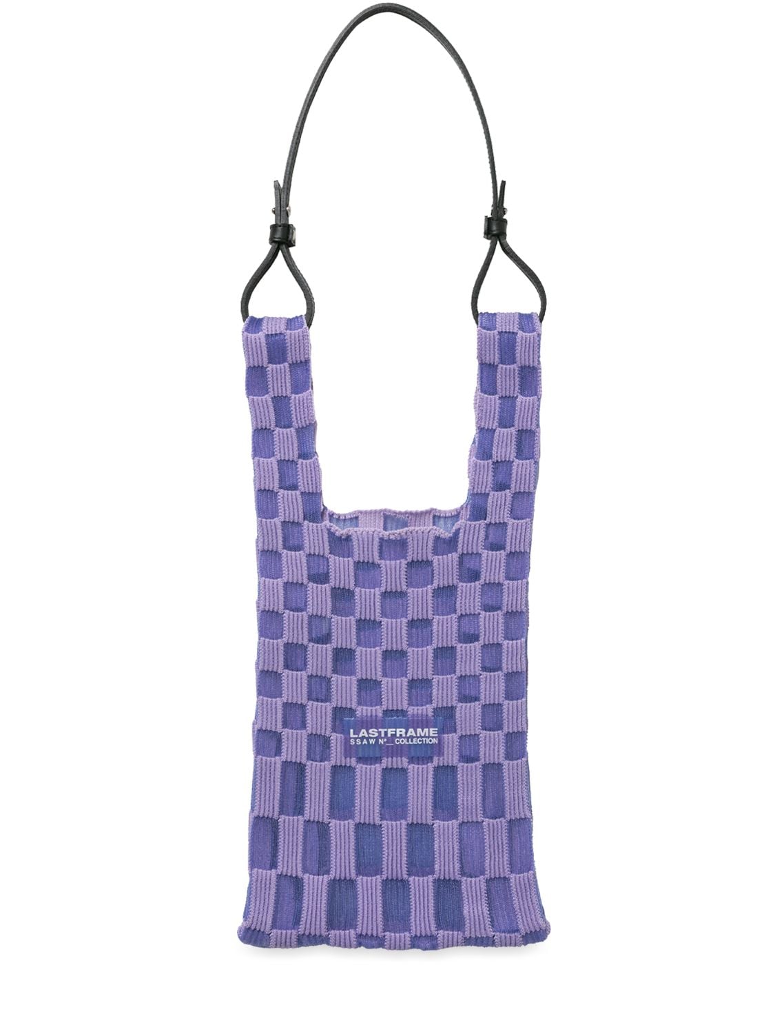 Lastframe Small Sheer Ichimatsu Market Bag In Lavender | ModeSens