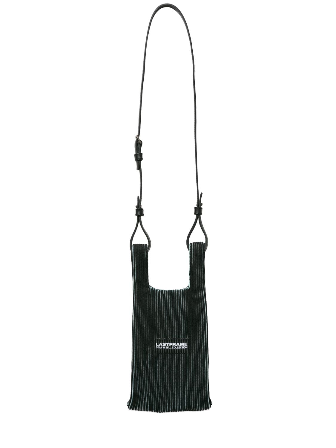 Lastframe Mini Two Tone Market Bag In Black,mint Green | ModeSens