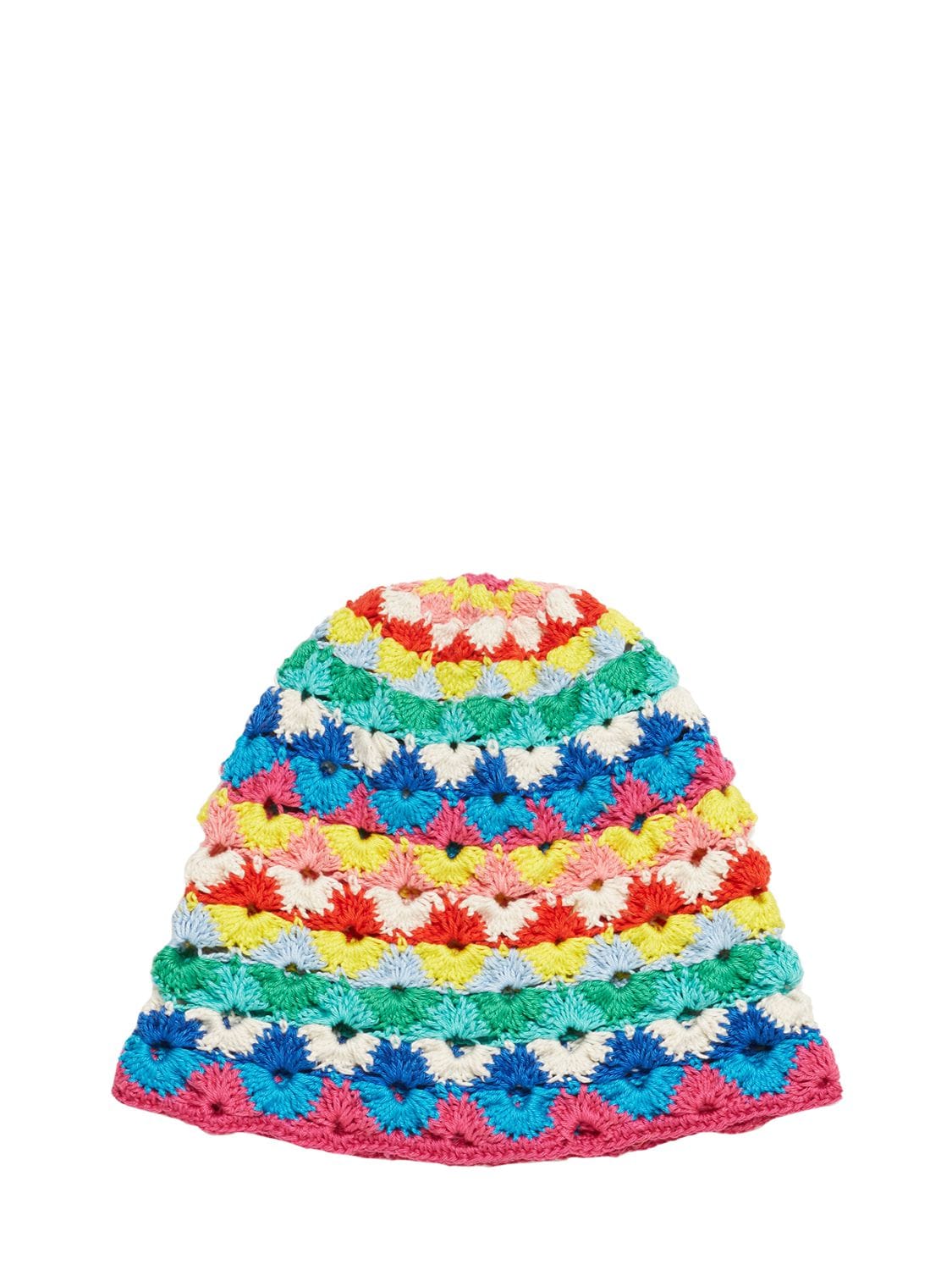 Shop Alanui Over The Rainbow Handmade Hat In Multicolor