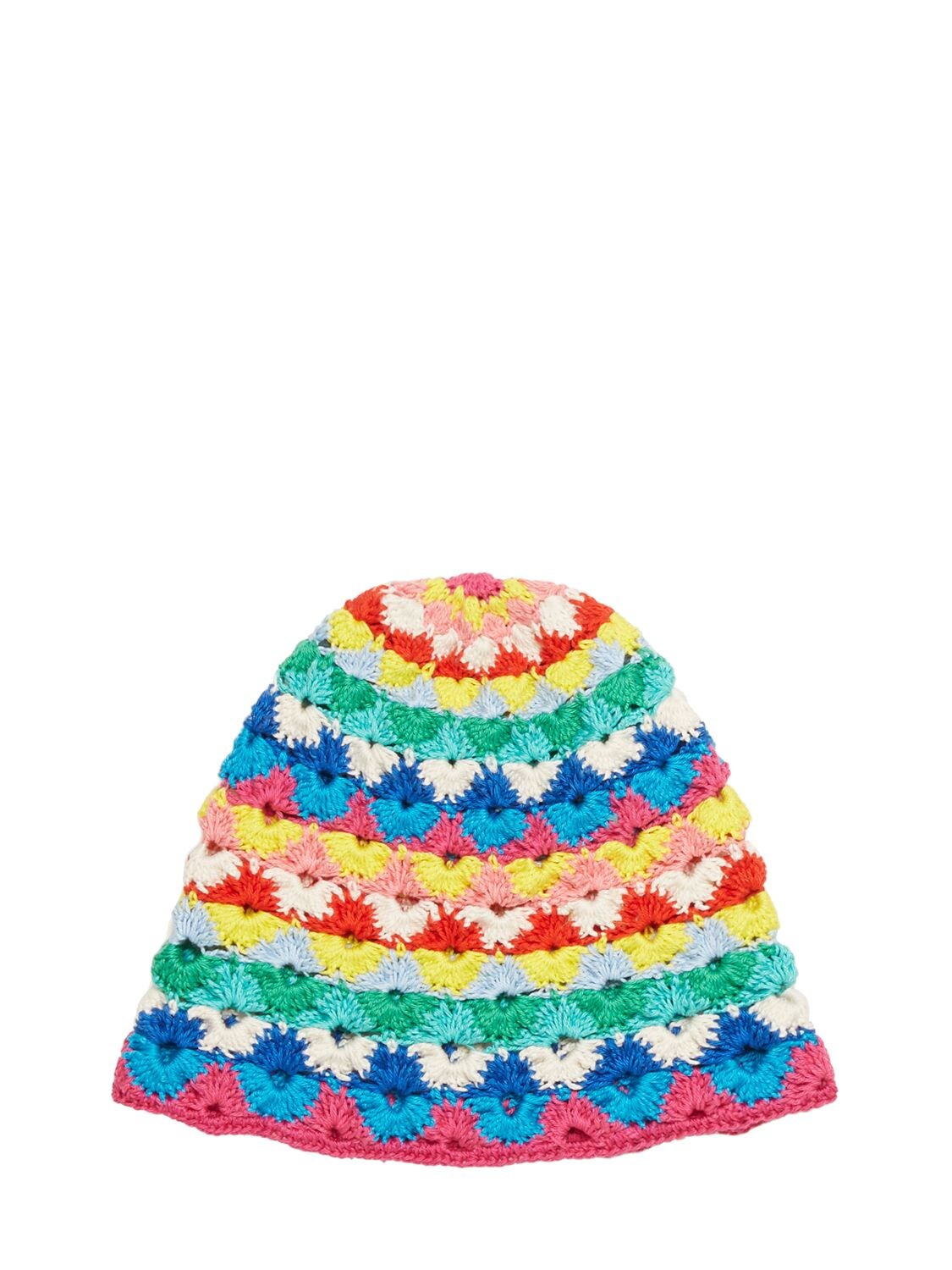 Shop Alanui Over The Rainbow Handmade Hat In Multicolor