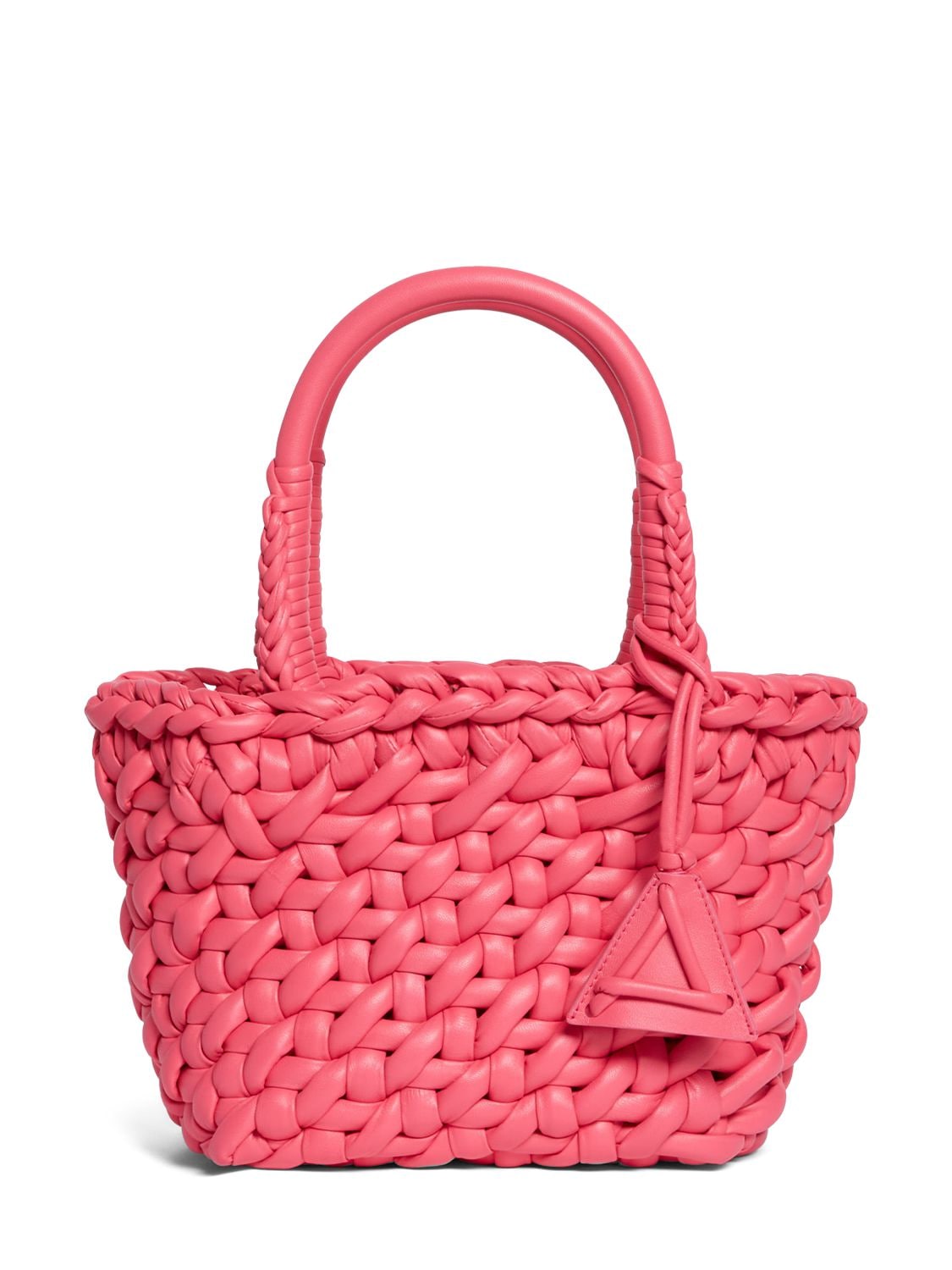 Alanui Small Icon Leather Bag In Pink