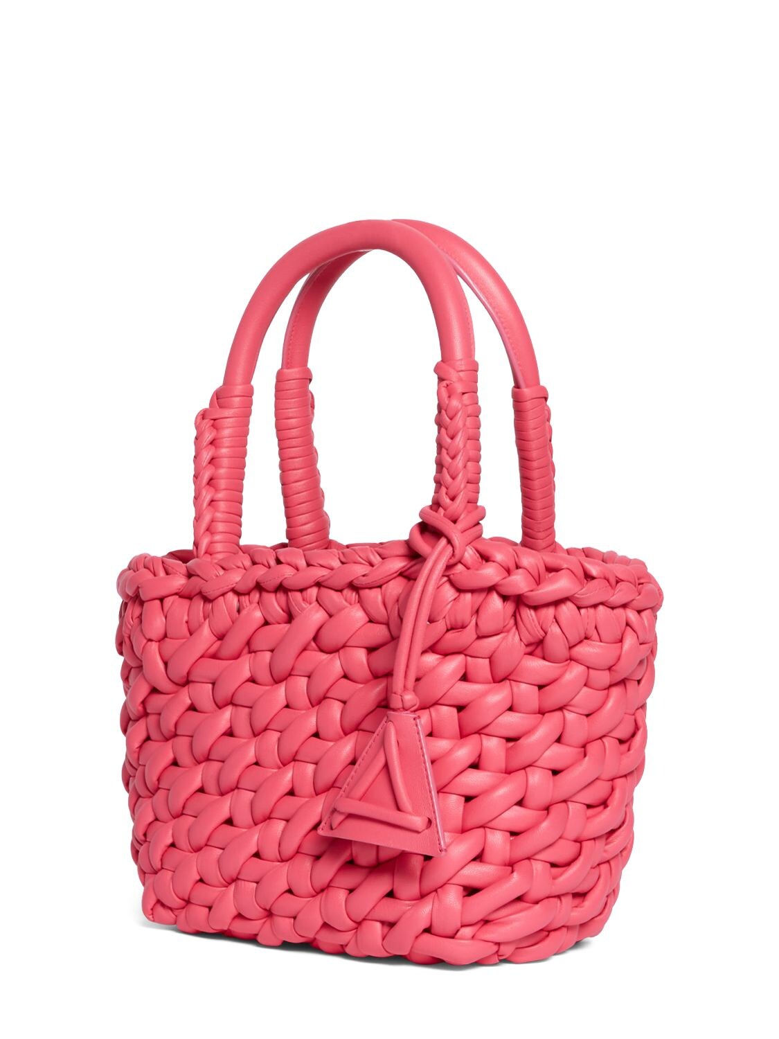 Shop Alanui Small Icon Leather Bag In Pink