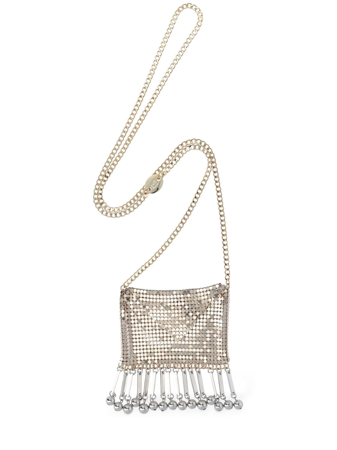 RABANNE PIXEL LONG NECKLACE 