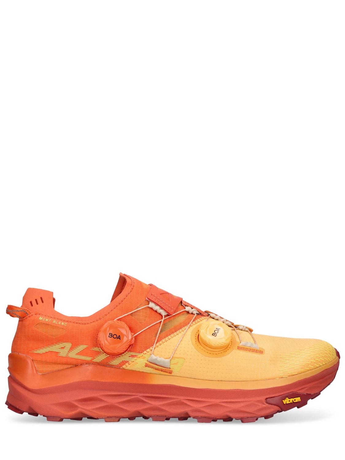 Altra Running Mont Blanc Boa Trail Running Sneakers In Orange
