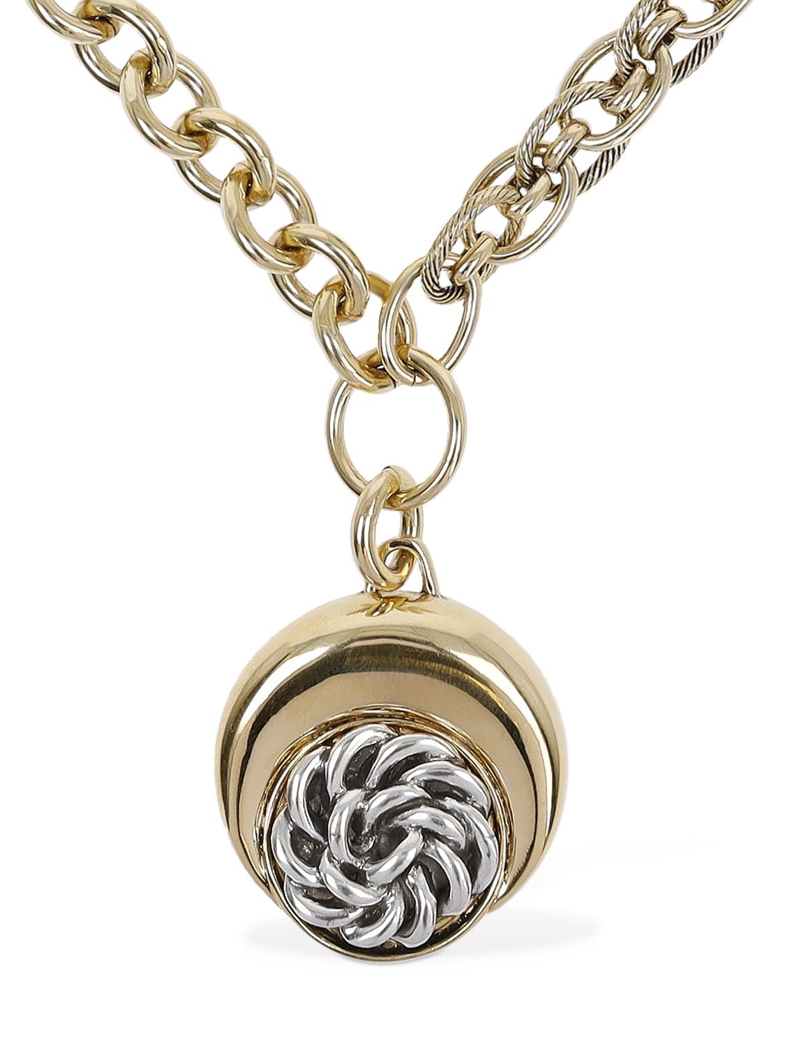 Regenerated Button Moon Necklace – WOMEN > JEWELRY & WATCHES > NECKLACES