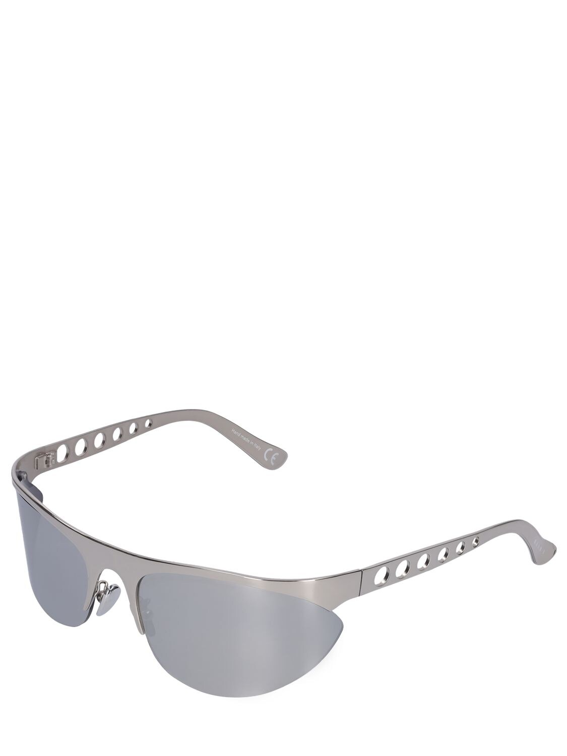 Shop Marni Salar De Uyuni Silver Metal Sunglasses