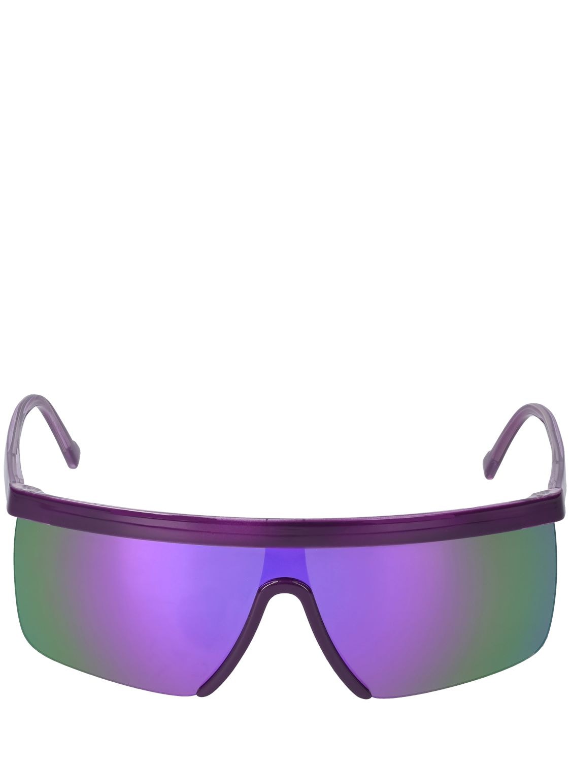 Image of Mask Acetate Sunglasses W/ Mirror Lens