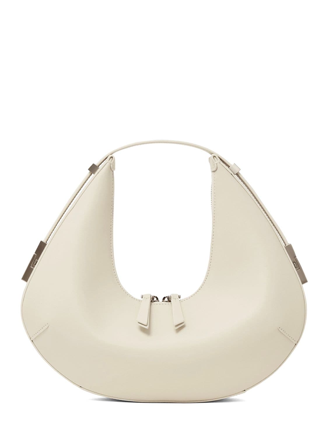 Shop Osoi Toni Hobo Leather Shoulder Bag In Cream